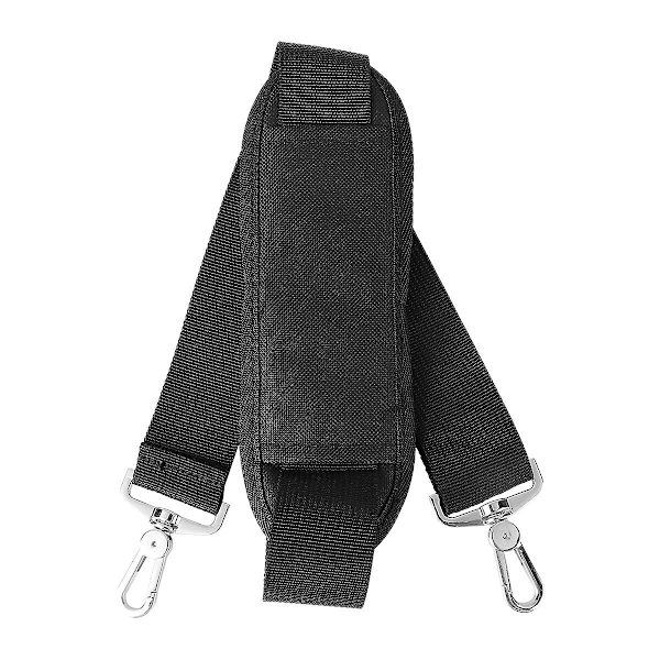 Damepung Kraftig Duffel Bag Skulderrem Udskiftning Justerbar Skulderrem Bagage Skulderrem Sort