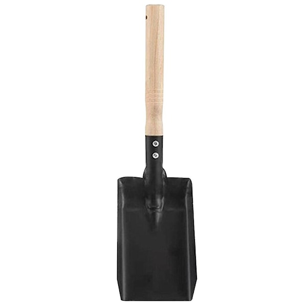 Hagespade, Peisaskespade, Firkantet Spade, Håndspade, Hageverktøy, Svart 37X10CM