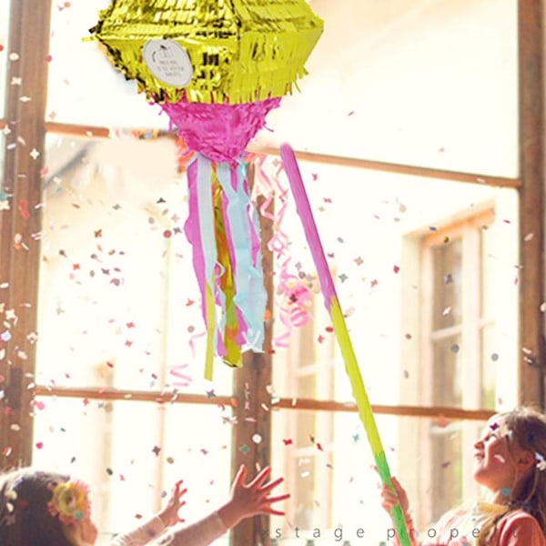 Russisk Nesting Diamant Pinata Fødselsdagsfestartikler Folie Pinata Rekvisitter Håndlavet Let at Bruge Bred Anvendelse
