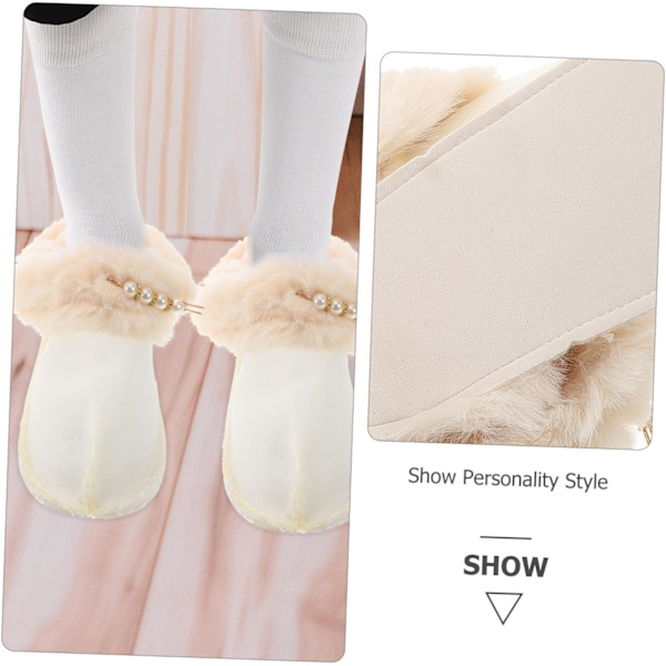 Removable Liners for Slippers Warm Lining Winter Plush Shoe Insert Size