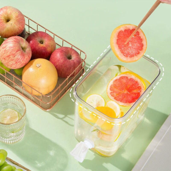 Kold Kande, Køleskabs Kold Kande, Frugt Tekande Limonade Drikkecontainere Til Køkken Hjem Fest