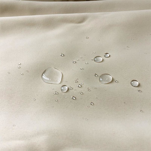 Vattentäta Utomhusgardiner - Sekretess Mörkläggningsgardiner för Balkong Veranda Tak Pool Utomhus Däck, B 132 x H 274 cm, 1 St, Beige