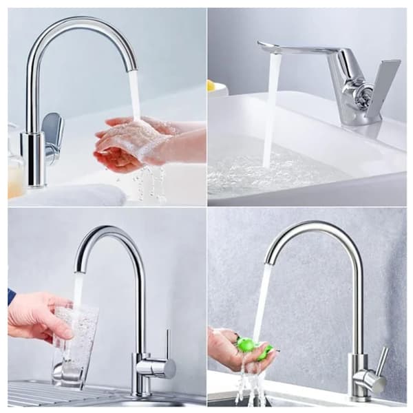 External Threaded Faucet Aerator, Water Saving Faucet Insert, Including 2 Aerator Keys, Suitable for Kitchen and Bathroom Faucets. 6-Pack