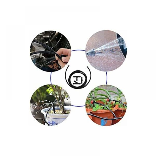 Windshield Wiper Hose Kit, 3M Windshield Washer Hose, Wiper Nozzle, Washer Machine Mist Spray Hose
