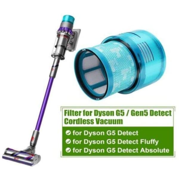 Vaihtosuodatin Gen5 Detect -malliin Dyson G5 Detect, G5 Detect Fluffy, G5 Detect Absolute -akkupölynimureihin - Tarvike