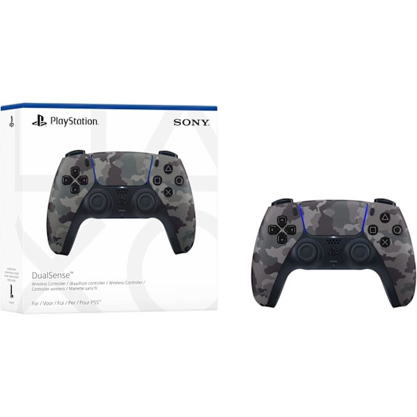PS4 Langaton ohjain - Harmaa maastokuvio