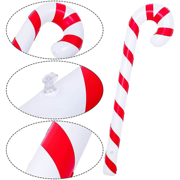RedBalloon Outdoor Candy Cane Dekoration Juldekoration Tillbehör NavidadRed