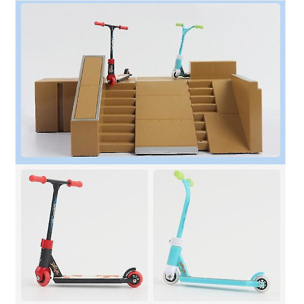 Rolig och interaktiv mini-fingerbräda för stunts, fingerleksak, skateboard för fingrar, föräldrar-barn-interaktiv semestergåva