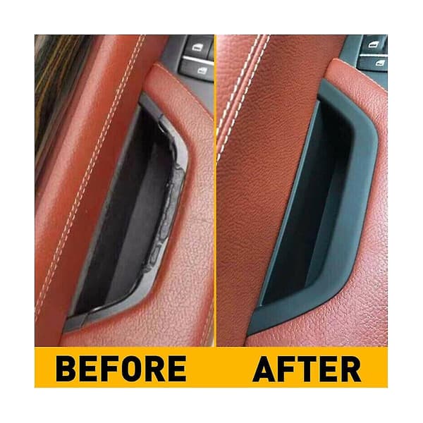 Black Inner Door Handle Pull Trim Fits For F25 F26 X3 X4 2010-2018, Left Front Side 51417250306