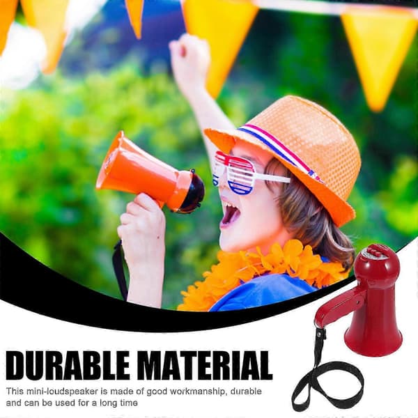 Portable Megaphone Handheld Speaker Battery Operated Megaphone with Hand Strap