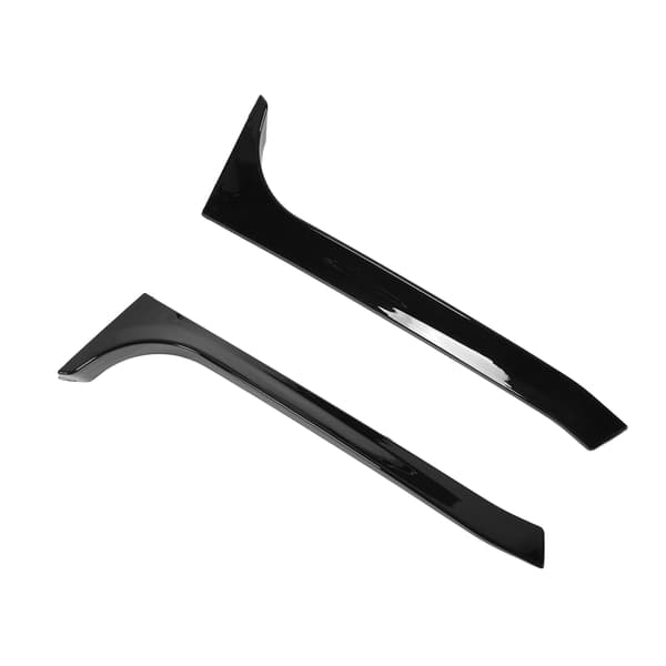 2nd REAR WINDOW Side Spoiler Gloss Black Left Right ABS Heat Resistant Replacement for GTR 2008-2013