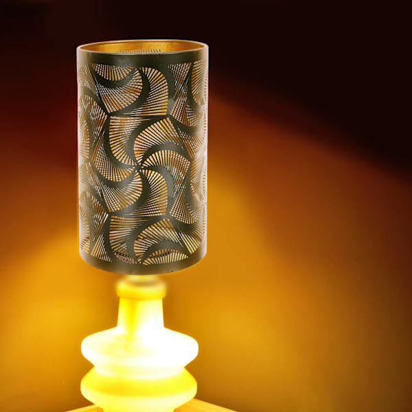 Svarte Lampeskjermer, Gulvlampe og skjermfeste kan ikke akseptere selvmonterte gulvlamper og vegglamper (20*12*12 cm)