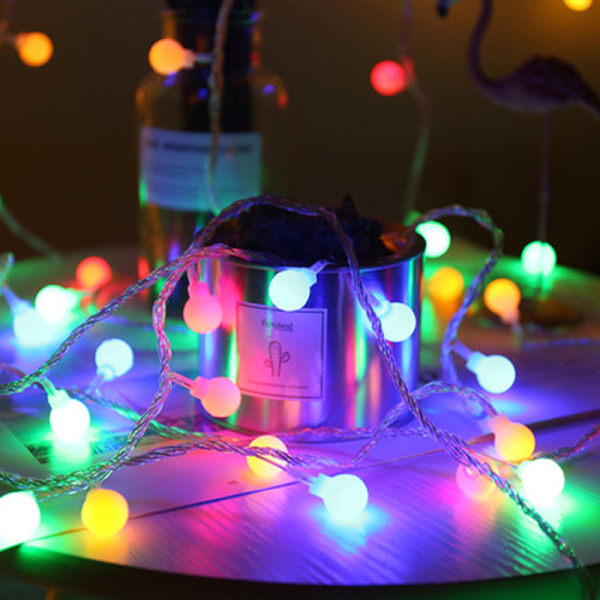 LED Globe String Lights, 100 LED Globe String Lights Plug-in, Vattentät Globe Lights för inomhus och utomhus, Perfekt för hem, bröllopsfest, jul