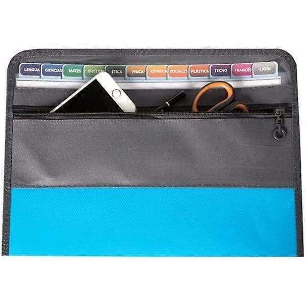 HA~Portable A4 Folder, Organizer Bag, 13-Layer Expandable Accordion Folder for Desktop, File Box Two-in-One