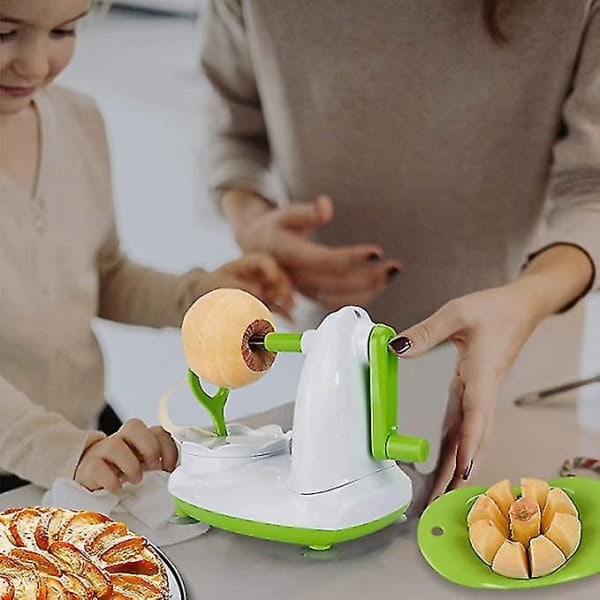 Omenanleikkuri, päärynäleikkuri 8 kiilalla, omenanleikkuri ja sydänpora, ruostumattomasta teräksestä valmistettu terä