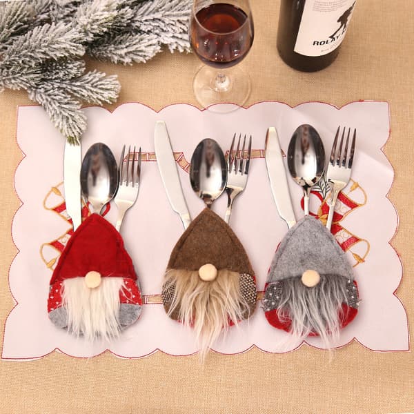 Long-bearded hat for elders, 6-pack Christmas hats,
