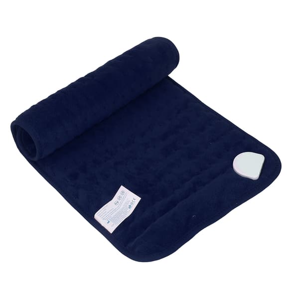 Heated Blanket 30x60cm with Timer, 6 Temperature Settings, EU Plug AC220‑240V, Blue