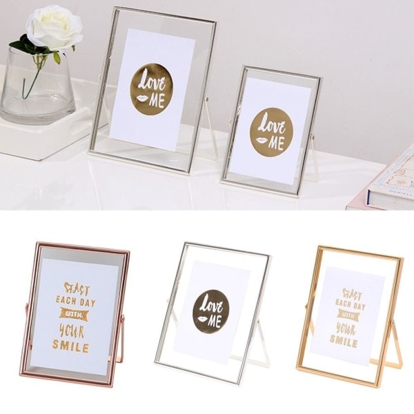 Glassfotoramme Bildeholder 6 TOMMER 6 tommer