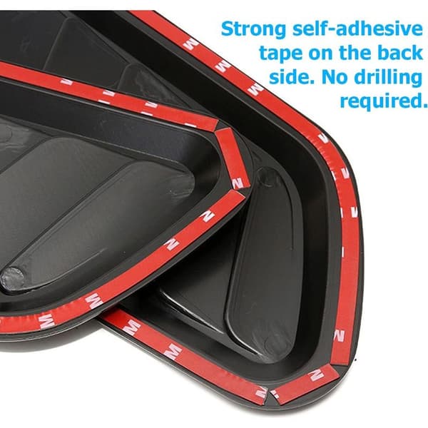Universal Decorative ABS Car Air Intake Scoop - Modified Accessory (Black)