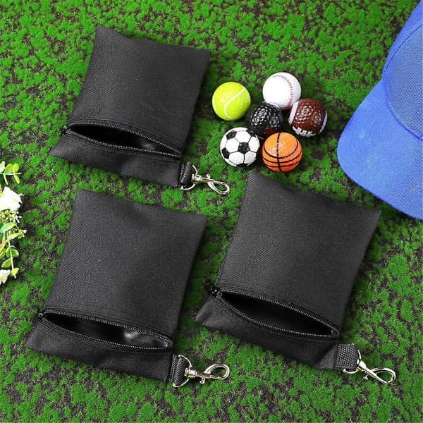 3 stk Golf Tee-vesker, Golfpose Glidelås Golf Tilbehørsveske Golfball Oppbevaringsveske Pose Golf Tilbehør