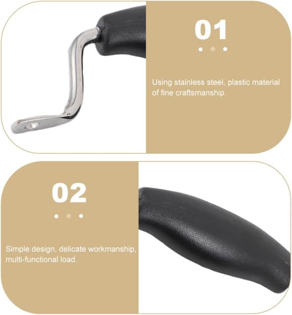 Kitchen Pot Lid Handle Pot Lid Accessories Stainless Steel Handle Simple Design Convenient