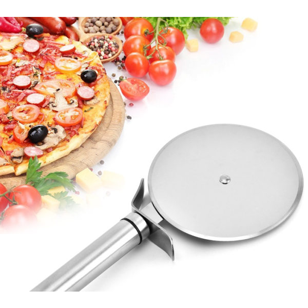 Rullande Pizzakniv i Rostfritt Stål
