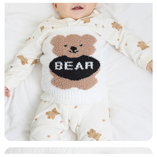 Baby Organisk Bomulls Navleband Nyfødt Mageinnpakning Navlebelte Spedbarn - Bred Tegneserie Mønster Baby Navleband