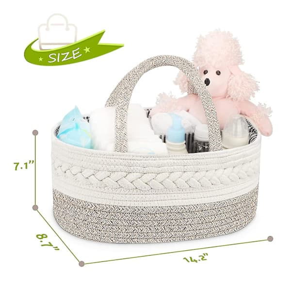 Diaper Organizer for Baby, Diaper Changing Storage Basket - Layer