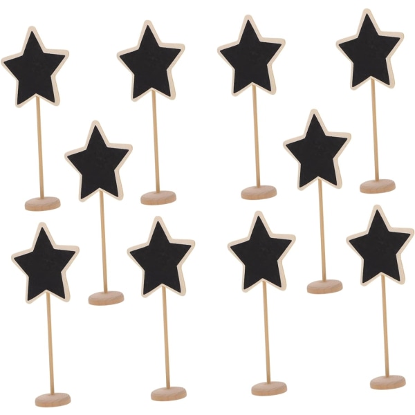 10 stk. Kridttavler Ost Pentagram Bar Forbrugsvarer Middag Fødselsdag Bræt Toppers Skilt Kridttavle Have Besked Cuake i Bryllupper