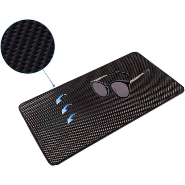 2-pack Bilhållare Halkskyddande Matta, Halkskyddande Matta För Instrumentbräda, Bilmatta Instrumentbräda Klibbig Pad Limmatta För Mobiltelefon Solglasögon Etc.