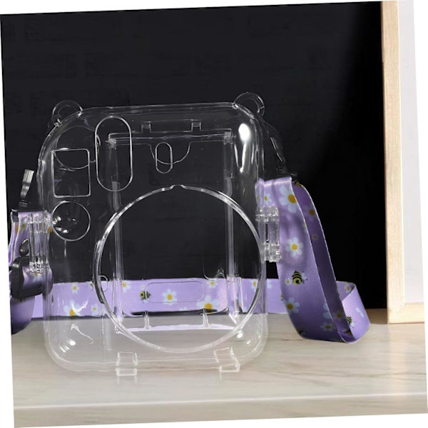 Scratch-Resistant Instant Camera Case 12 Trendy Crossbody Straps Protective Shell Bag