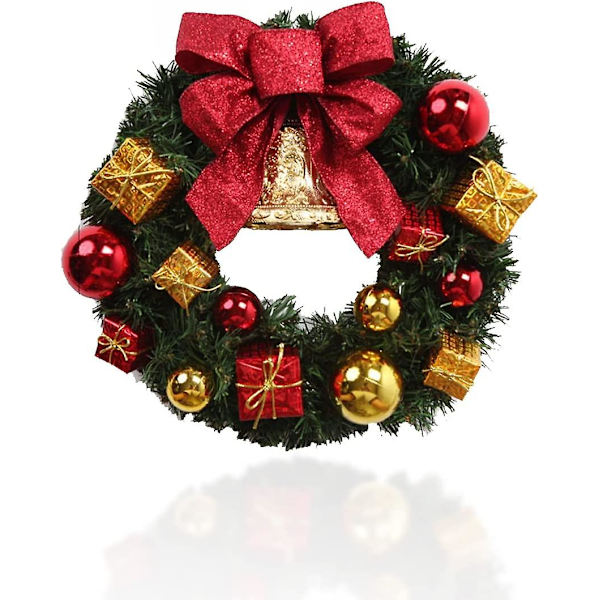 Kreativ Julekrans, Julekrans, Dørkrans, Julekrans, Vakre Kranser Med Gavekuler, Som Dekorasjon Til Jul, Advent