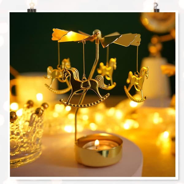 2 stk telysholder, telysholder - roterende lysestake
