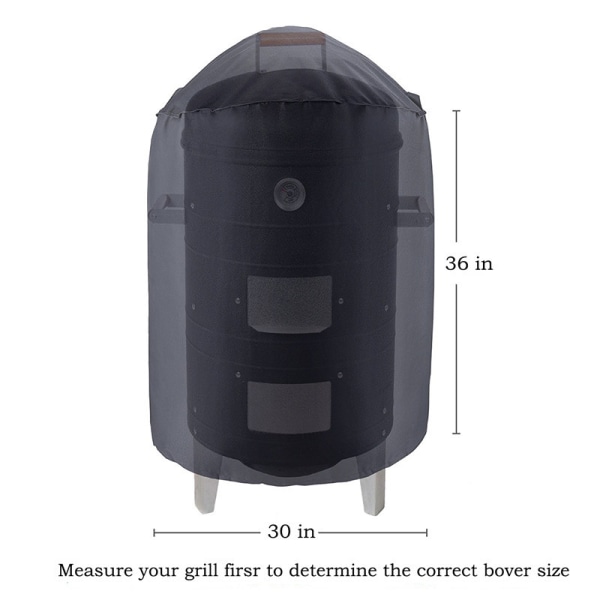 Førsteklasses grilldeksel for utendørsgrill, BBQ-grilltrekk, riftsikkert, vanntett, topp kraftige, store grilltrekk for ut