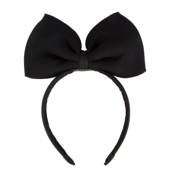 Women's Bow Headwear Perfect Hair Accessories For Cosplay 3d Headband (black)