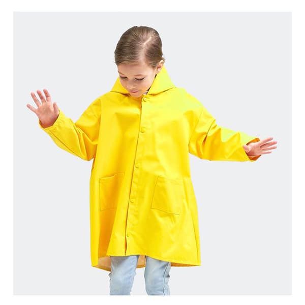 Barneregnfrakk Unisex Regnkappe Haimønster Ponchoer, Regn