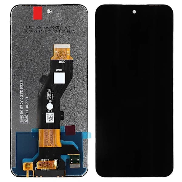 Til TECNO Pop 9 5G KL4 Grade C LCD-skærm og Digitizer-samling Udskiftningsdel (uden logo)