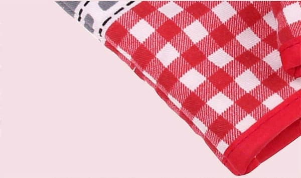 Pair Oven Mitts Thickened Kitchen Microwave Baking Gloves