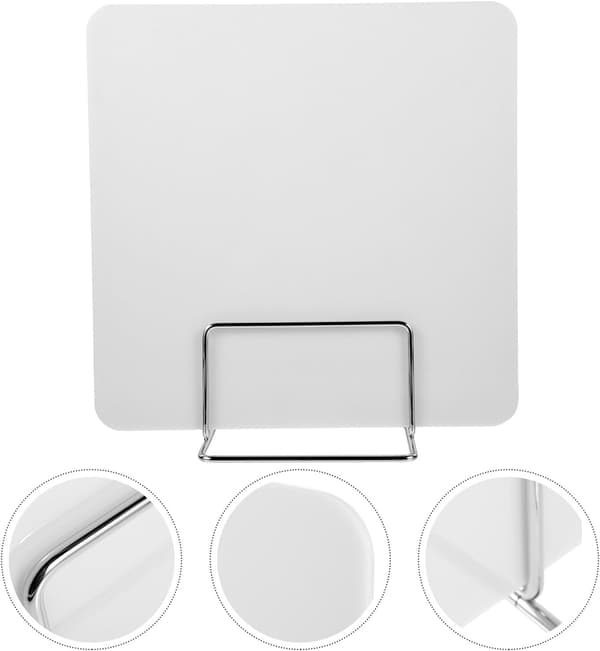 Desk Divider for Students 30x30 cm White Desk Panel for Classroom and Office