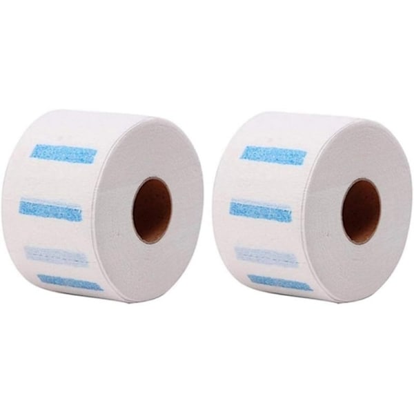 2 Rullar Frisörhalsband Engångs Halsband Hårfrisering Elastiskt Wrap Frisörtillbehör för Salong Hårsnitt Styling