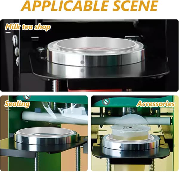 Koppforseglingsmaskin Aluminium Erstatningsring 85 mm Diameter Forseglingsmetallring
