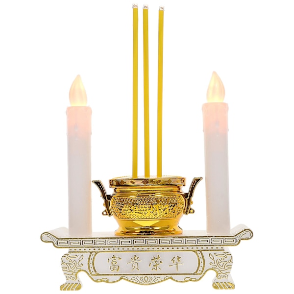 Koti- ja sisustusled-kattiloita Retro buddhalainen sisustus Thai buddhalaiset tarvikkeet 26X18.5X6.5CM