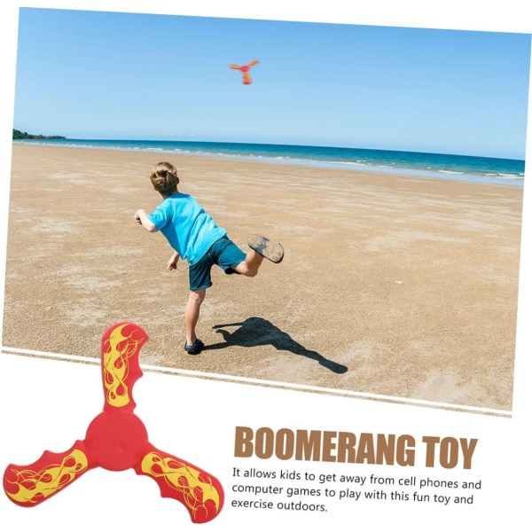 Boomerang Kasta och fånga leksak Familjekul Leksak Bulk Barnleksaker Bulkleksaker för barn Roliga Kasta och fånga leksaker Träningsleksak Barn som flyger （Slumpmässig färg）