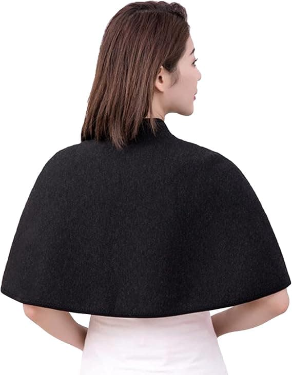 Women's Thickened Artificial Cashmere Shawl Shoulder Poncho Cape Double-Sided Wear