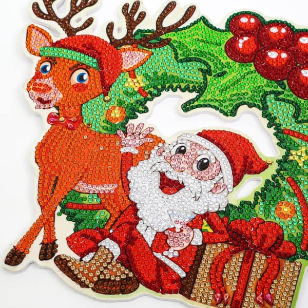 Diamantmaling, 5D DIY Diamantmalingssett til jul, Colo
