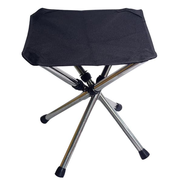 Camping Fällbar Pall (Svart-Liten)
