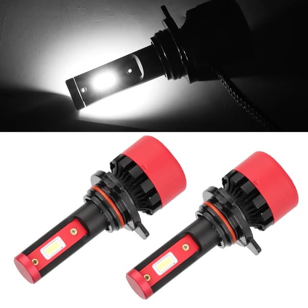 2 stk 9012 96W 6000K Lyse Hvite Dekodende LED-frontlys Bilpærer L8H
