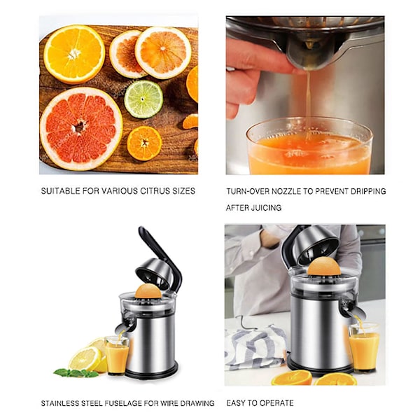 Den mest kraftfulde saftpresser til en nem og glat saft-oplevelse - Med sit nye opdaterede design (børstepoleret rustfrit stål)