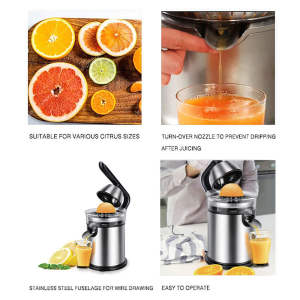 dette er den mest kraftfulde juicer, for en nem og jævn juiceoplevelse - Med sit nye opdaterede design (børstet plet