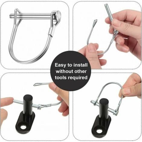Bike Trailer Hitch Coupler Sets, Steel Tow Bar Replacement Adapter, Bicycle Coupling Attachment Adapter